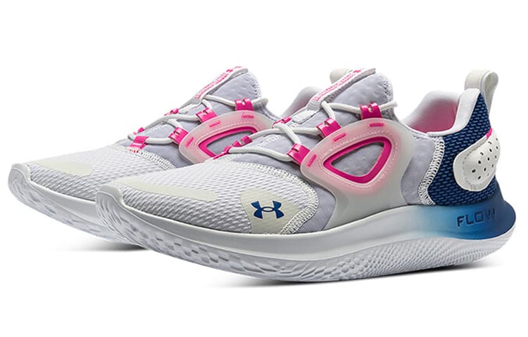 Under Armour Flow Velociti Wind 'White Pink Blue' 6