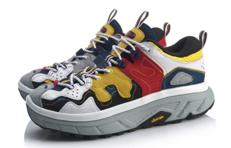 LiNing ACE Low Low-Top Vintage Basketball Shoes Women's Red Yellow 6
