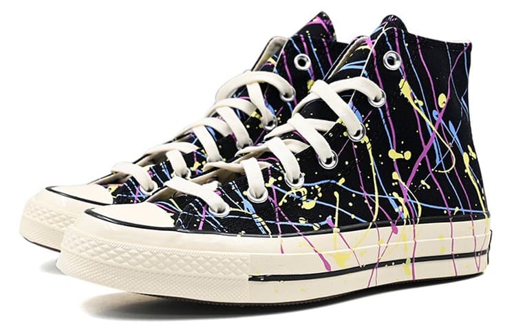 Converse Chuck Taylor All Star 70 Hi Archive Paint Splatter Black 6