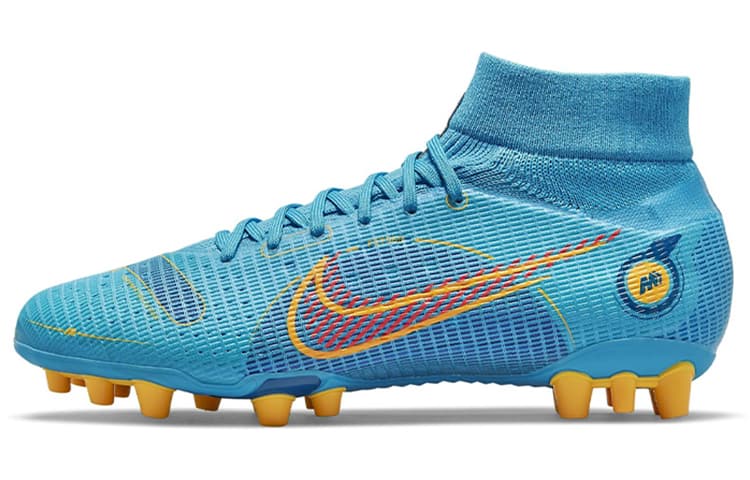 Nike Mercurial Superfly 8 Pro Ag 'Blue Yellow' 2