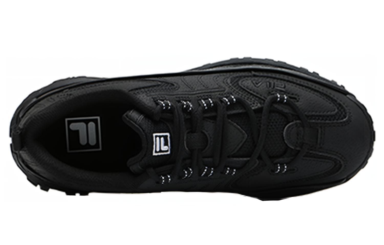 FILA Fashion Sneakers Cushioning Anti-Slip And Wear-Resistant Low-Top Casual Shoes Women's Black 5