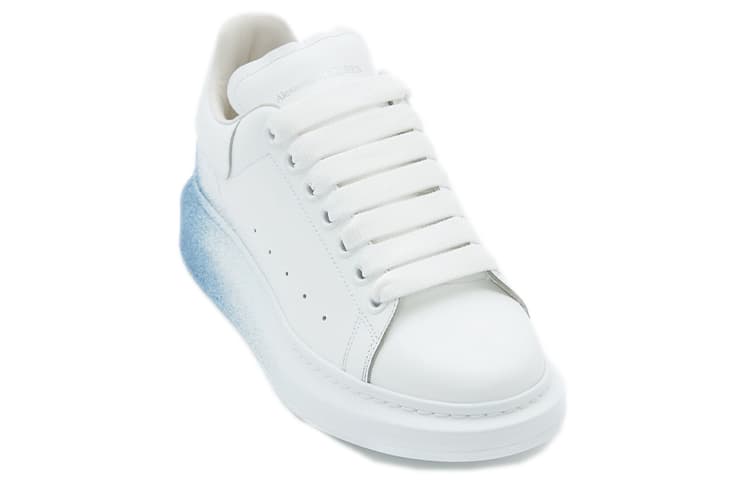 Alexander McQueen Oversized Sneakers 'White Blue' Women's 5