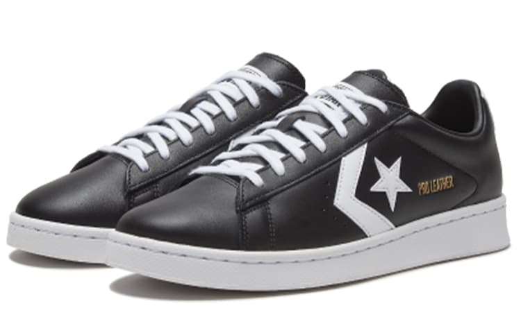 Converse Pro Leather Black White 5