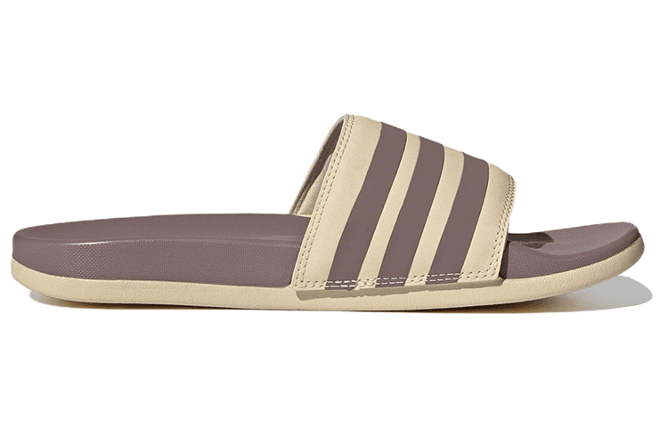 Adilette Women's Adidas Comfort Slide 'Sand Strata Purple' Women's 3
