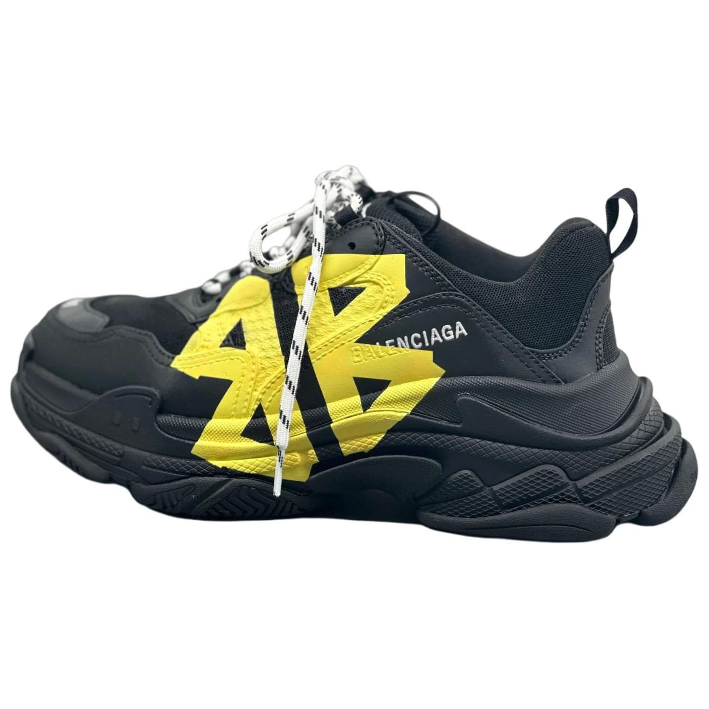 Balenciaga Triple S Tape Type Lace Up Sneakers 2