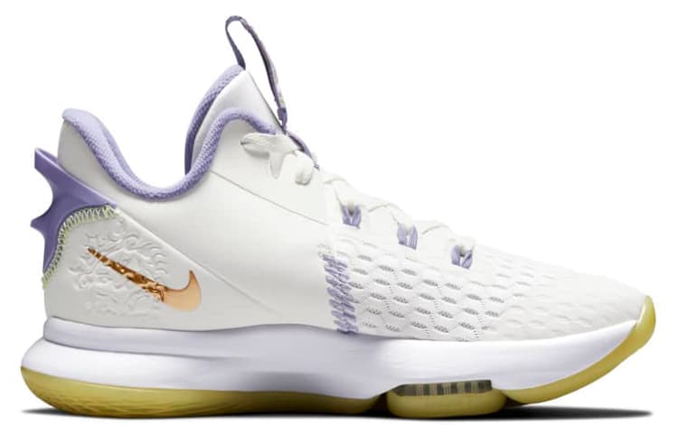 Nike LeBron Witness 5 'Summit White Metallic Bronze' 3