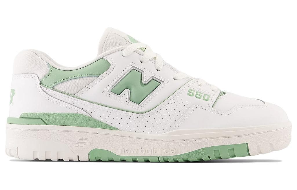 New Balance 550 White Mint Green 5