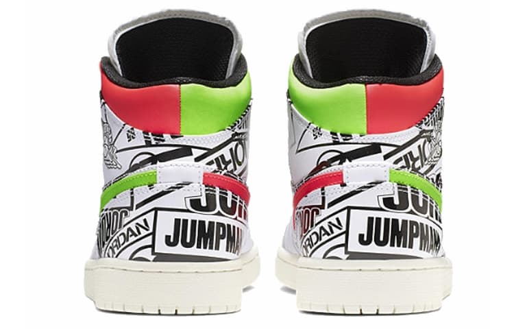 Jordan 1 Mid All Over Logos 5