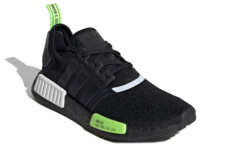 Adidas Originals NMD_R1 Core Black Signal Green 6