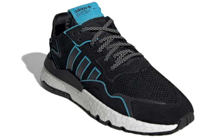Adidas Originals Nite Jogger Core Black Bright Cyan 4