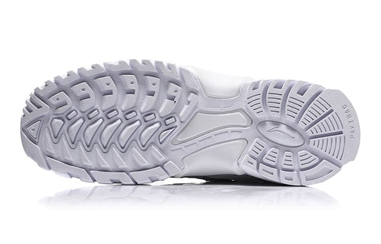 LiNing Slip Resistant Abrasion Resistant Low top Sports Casual Shoes Men's Pure White 6