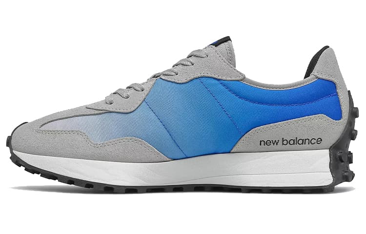 New Balance 327 Light Aluminum Cobalt Blue 4