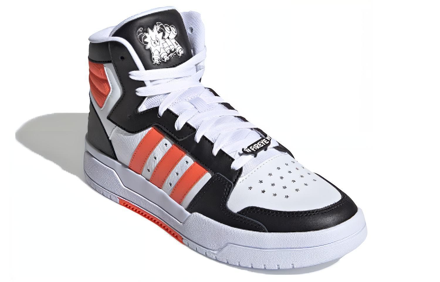 Adidas Neo Entrap Mid Shoes 'White Black Orange' 6
