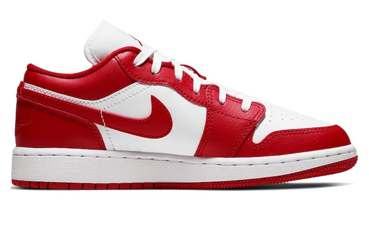 Jordan 1 Low Gym Red White GS 3