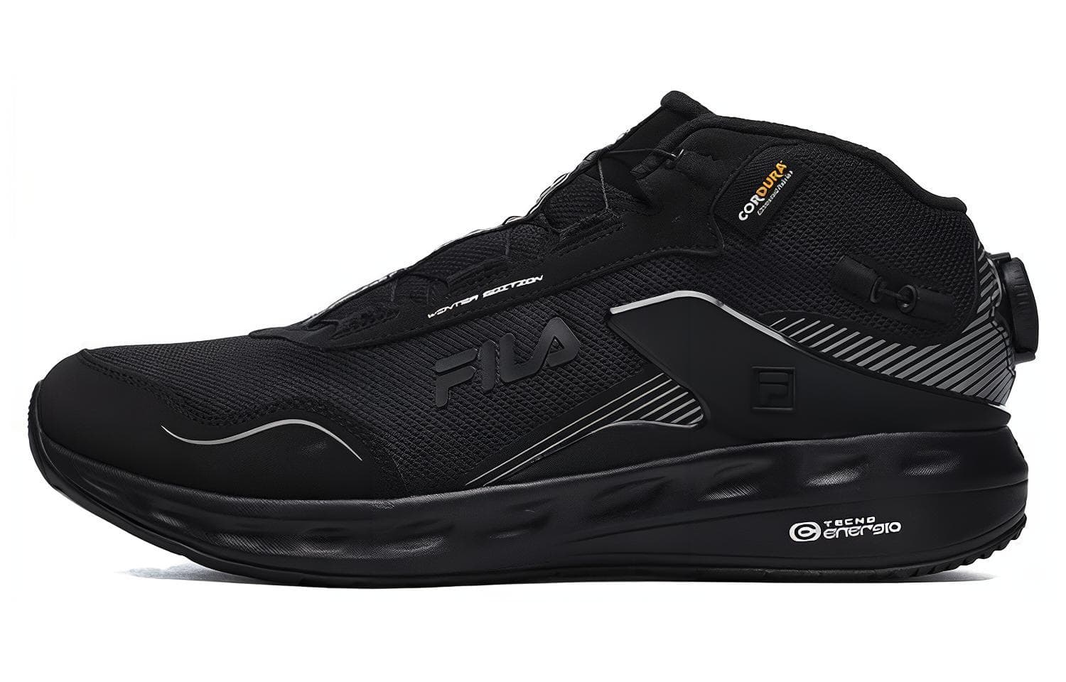 FILA Lynx Boa Mid We Cushioning Slip Resistant Low Top Outdoor Shoes Black 2