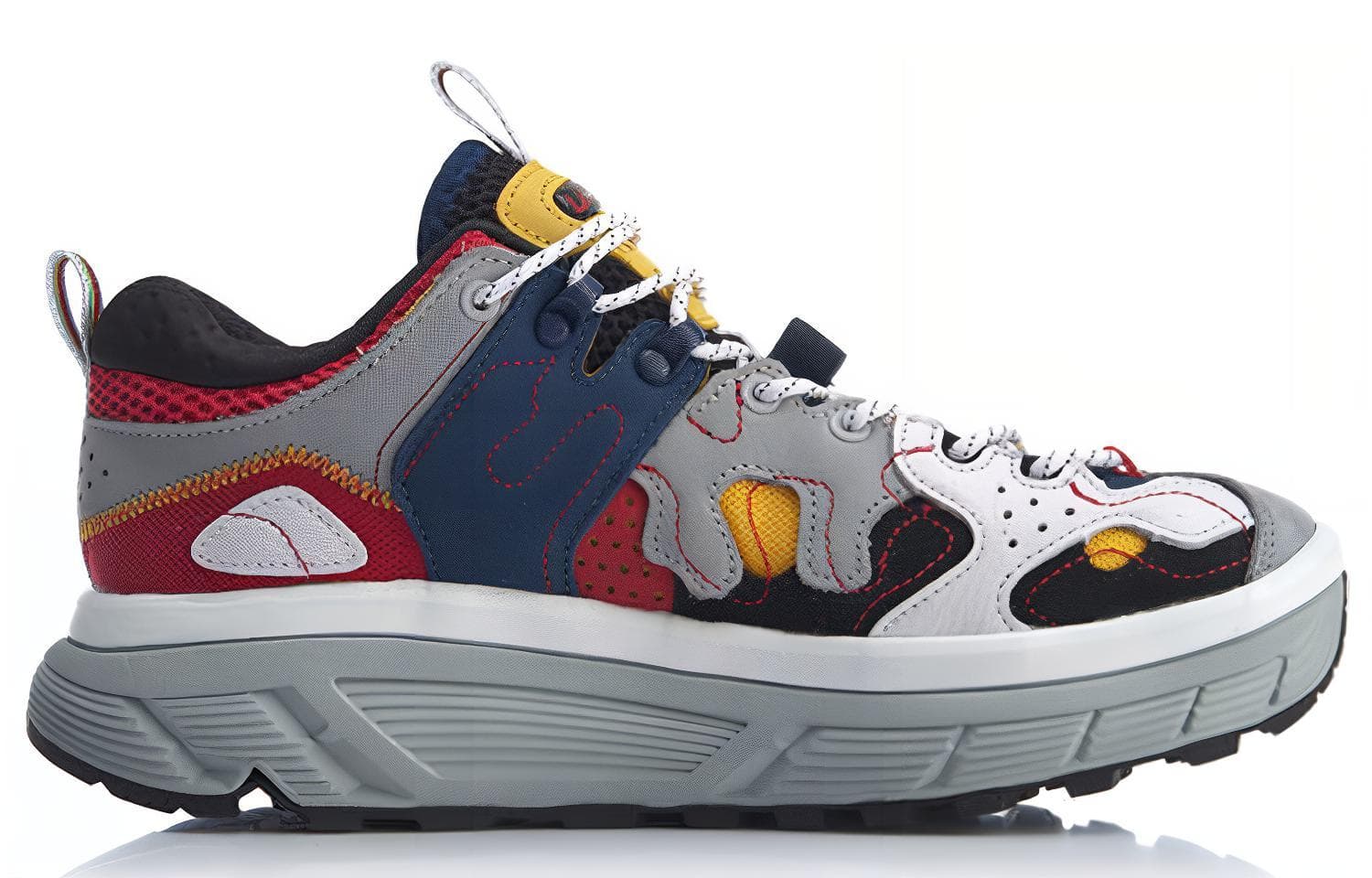 LiNing ACE Low Low-Top Vintage Basketball Shoes Women's Red Yellow 4