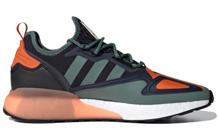Adidas Originals Zx 2K Boost Black Tech Emerald 4