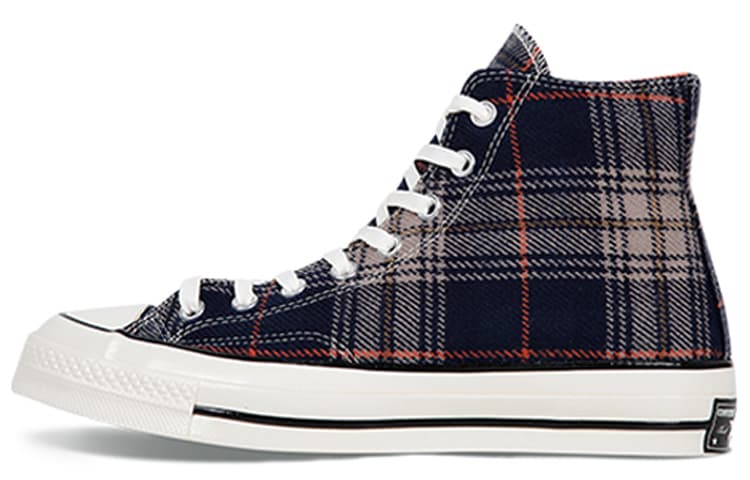 Converse Chuck Taylor All Star 70 Hi Plaid Pack Navy
