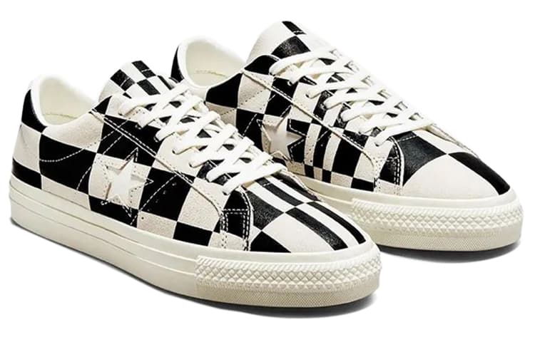 Converse One Star Ox Blocked Warped Board Black 5