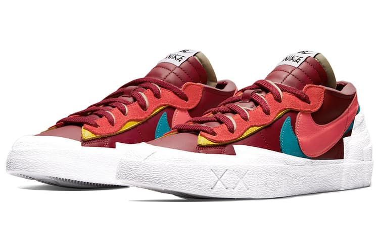 Nike Blazer Low Sacai Kaws Red 6