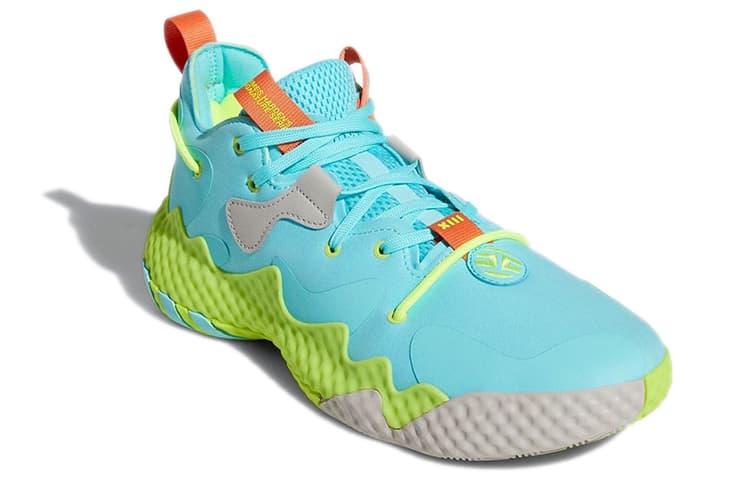 Adidas Harden Vol. 6 Pulse Aqua Solar Yellow 6