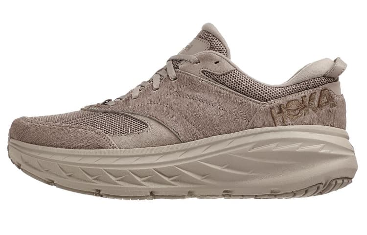 HOKA ONE ONE Bondi L Engineered Garments Taupe Cow Hair 2