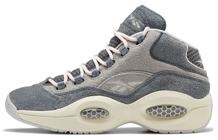 Reebok Question Mid Grey Suede