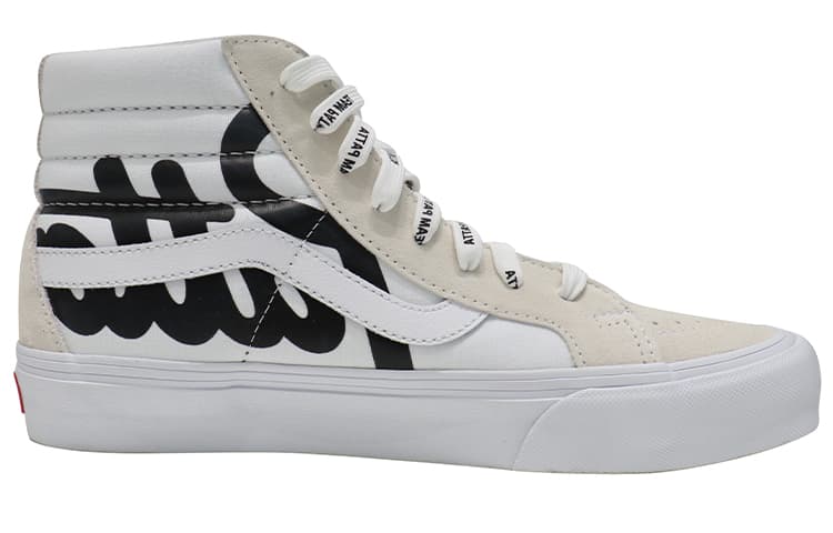 Vans Ua Sk8 Hi Reissue Vlt Lx Patta Mean Eyed Cat White 4