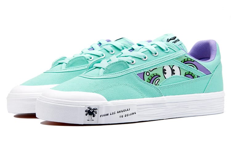 LINING X Steven Harrington Hand Plant Shoes 'Aqua Green' Women's 5