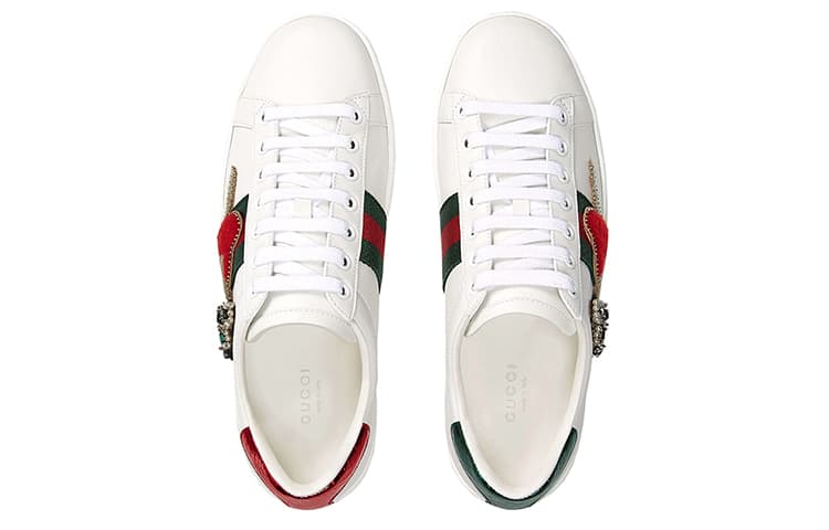 GUCCI Women's Ace Embroidered 'Bee' Women's 5