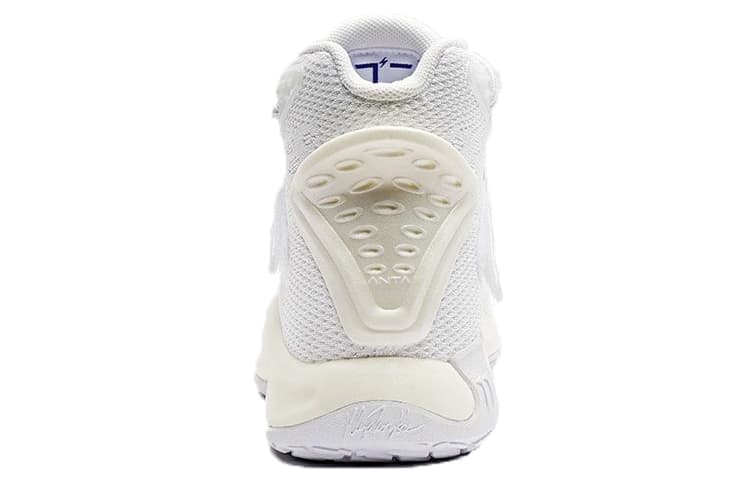 Anta KT5 Pearl White Cushioning Anti-Slip And Wear-Resistant High-Top Performance Basketball Shoes Women's White 5