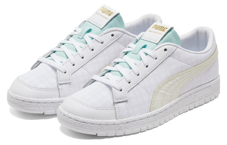 PUMA Ralph Sampson 70 Lo Layer Leisure Sneakers White/Yellow 6