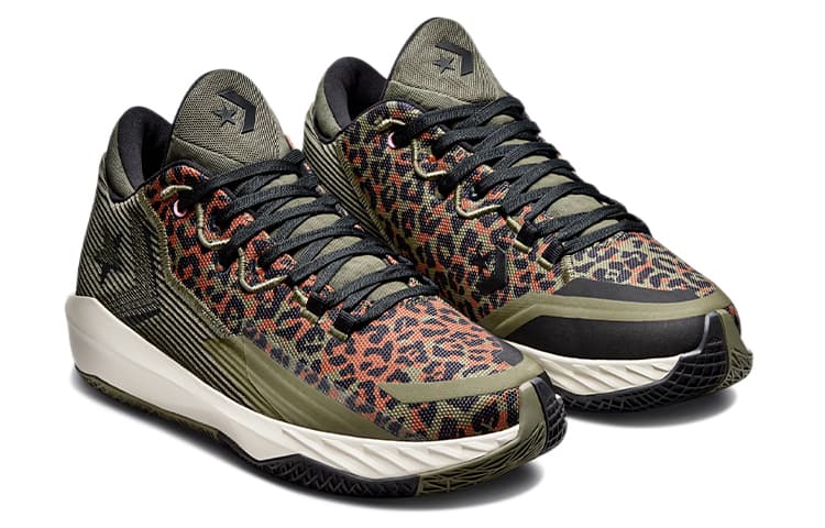 Converse All Star Bb Jet Mid Archive Print Leopard 6