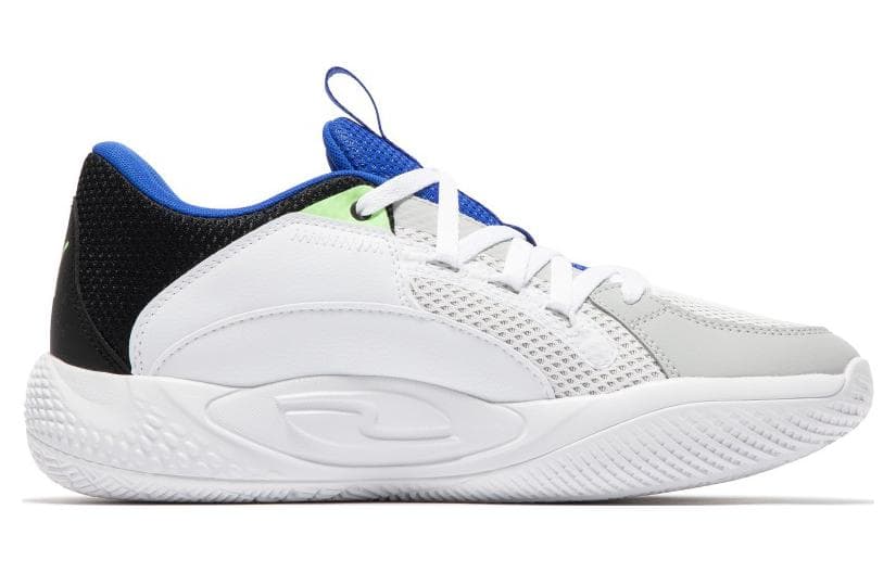 PUMA Court Rider Chaos Basketball Shoes 'Future Blue Green Glare' 4