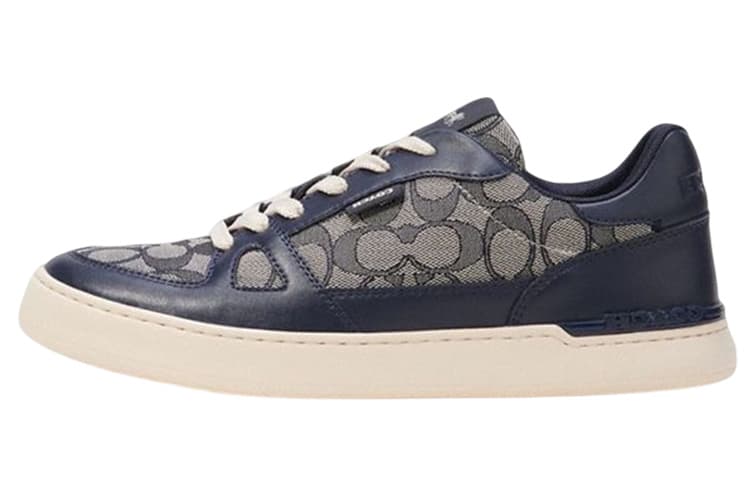 COACH Clip Stylish Skateboarding Shoes Men's Blue Gray 2
