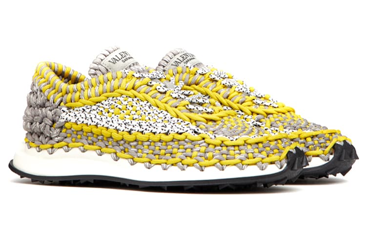 Valentino Crochet Sneakers 'Yellow' 6