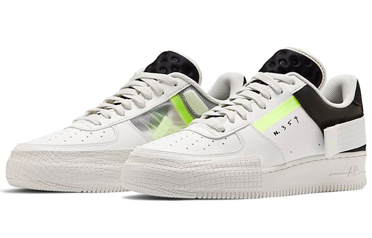 Nike Air Force 1 Low Type White Barely Volt 6