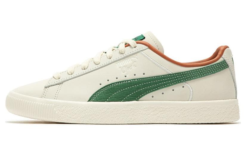 PUMA Clyde Fg Pristine White Vine Green