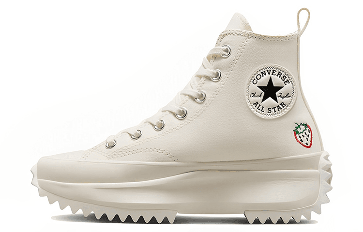 Run Star Converse Hike Platform High 'Embroidered Fruits & Florals' 2