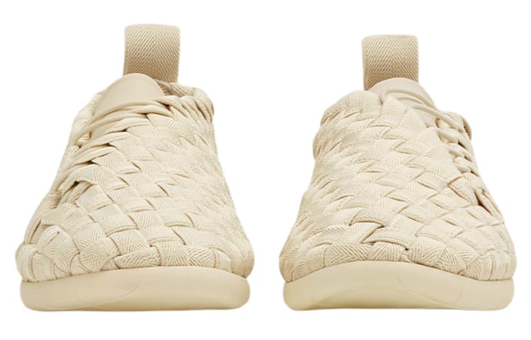 Bottega Veneta Plat Casual Shoes Men Low-Top Sea Salt Color 4
