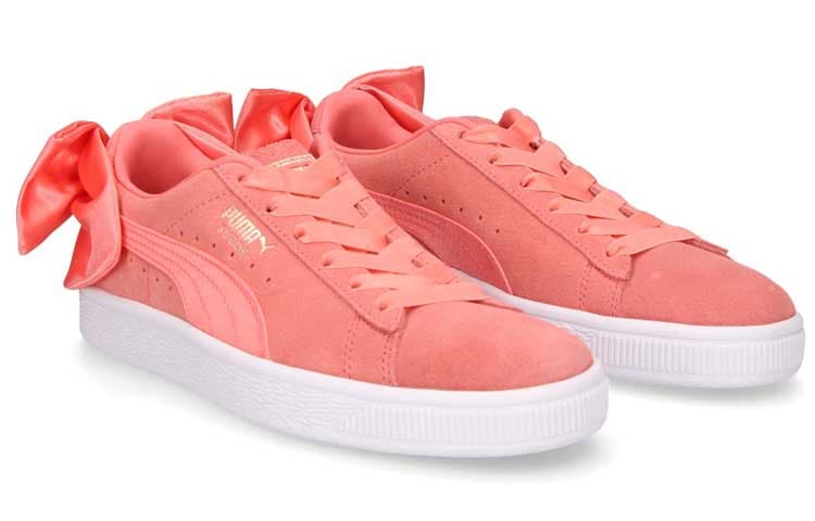 Puma Women's Suede Bow 'Shell Pink' 6