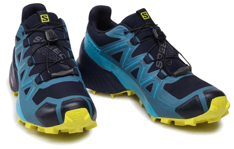 SALOMON Speedcross 5 Running Shoes Men Low-Top Dark Blue 4