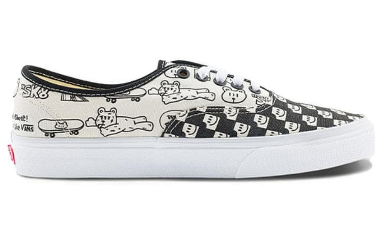 Vans Authentic X Otw Nuttsh 'Black White' 3