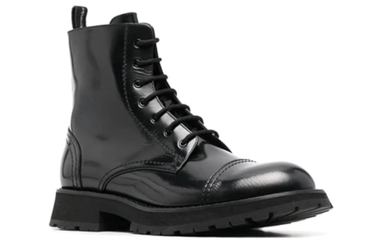 Alexander McQueen Lace-Up Ankle Boots 4
