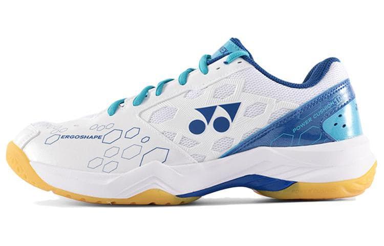 YONEX Power Cushion Low-Top Badminton Shoes Unisex White Blue