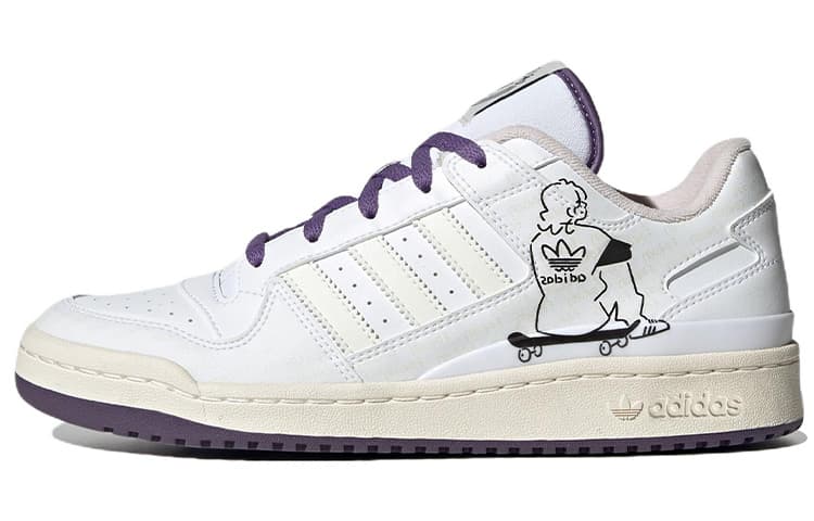 Adidas Originals Forum Low Cl 'White Purple' 2