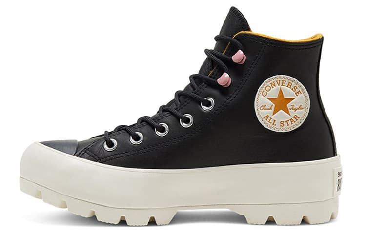 Converse Women's Chuck Taylor All Star Lugged Winter High Gtx 'Black Saffron Yellow' Women's