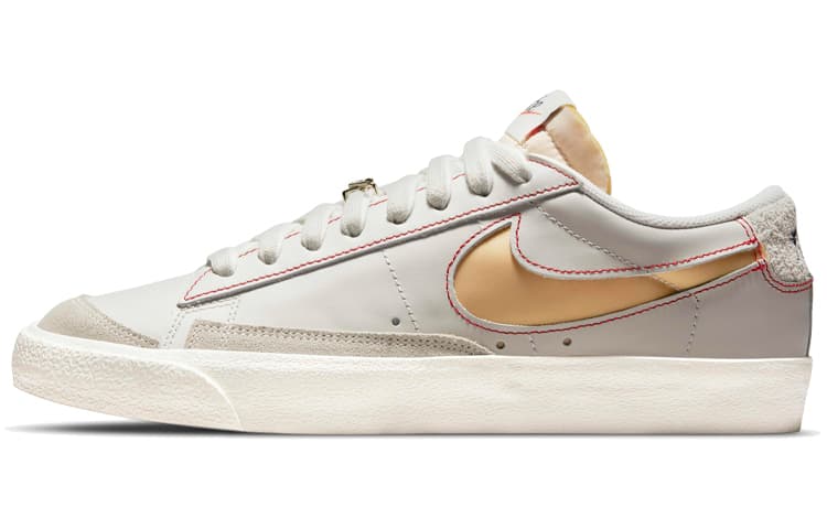 Nike Blazer Low 77 Light Bone Removable Swoosh