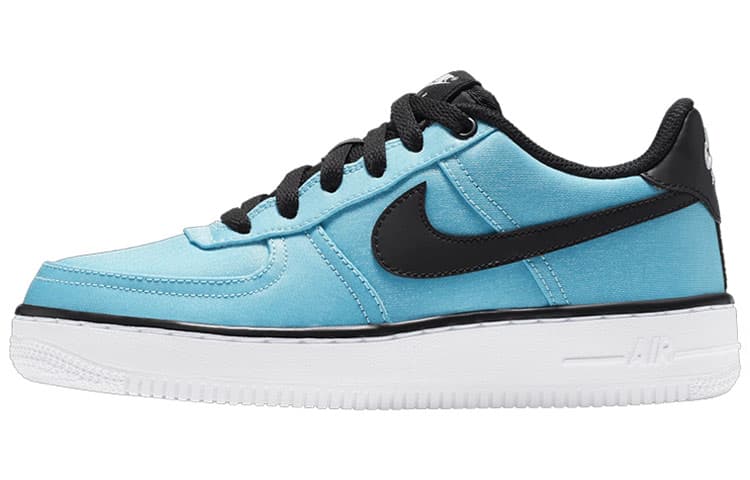 Nike Air Force 1 Lv8 Shift Anti-Slip Wear-Resistant Low-Top Kids' Skateboarding Shoes Ice Blue Teenagers