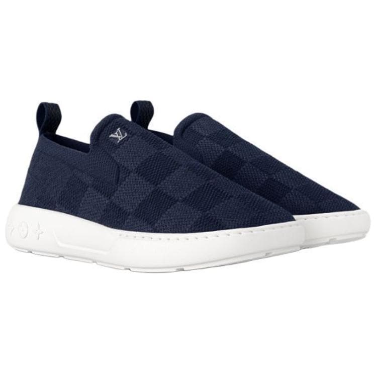 LOUIS VUITTON Loafers Men Blue 6